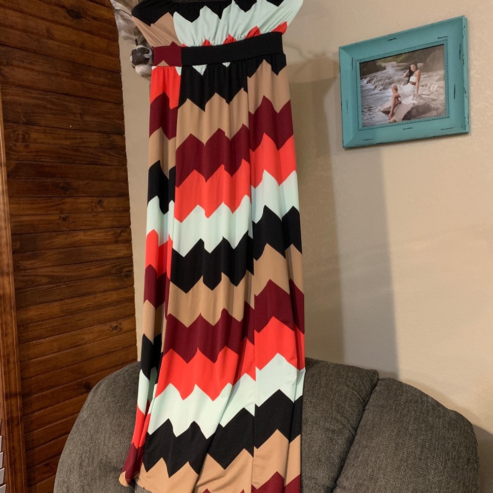 Long strapless/tube top dress - Picture 4 of 5